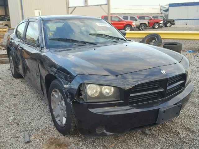 2B3KA43R77H695799 - 2007 DODGE CHARGER SE BLACK photo 1