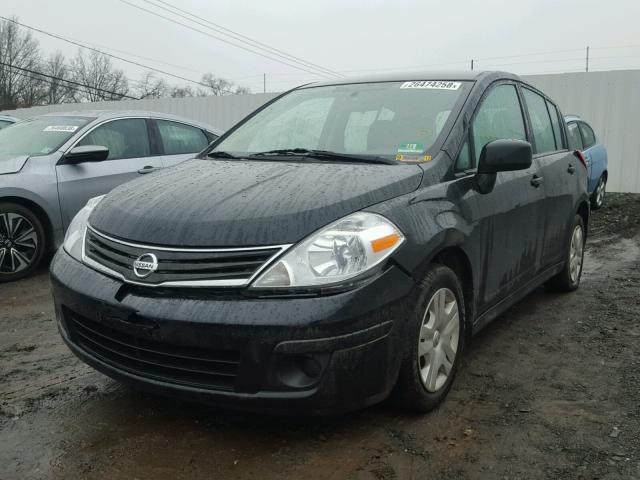 3N1BC1CP5BL426919 - 2011 NISSAN VERSA S BLACK photo 2