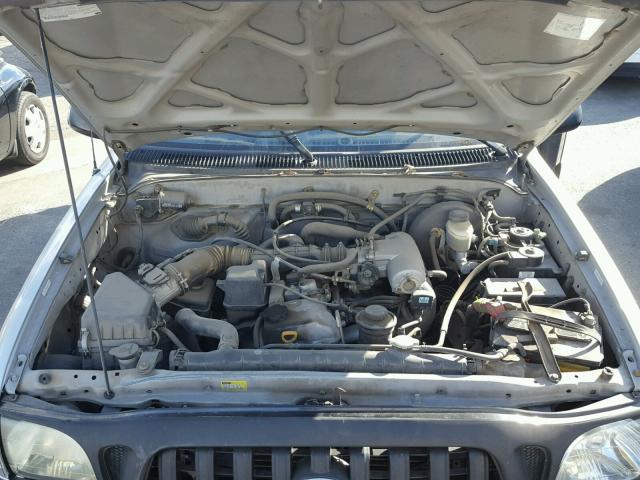 5TENL42N31Z811712 - 2001 TOYOTA TACOMA SILVER photo 7