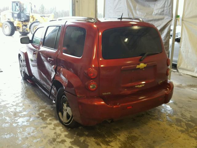 3GNCA13B39S520526 - 2009 CHEVROLET HHR LS RED photo 3