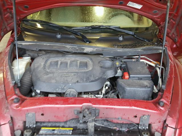 3GNCA13B39S520526 - 2009 CHEVROLET HHR LS RED photo 7