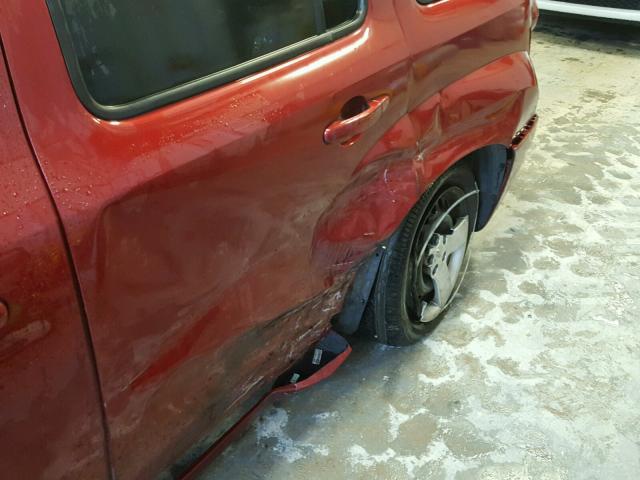 3GNCA13B39S520526 - 2009 CHEVROLET HHR LS RED photo 9