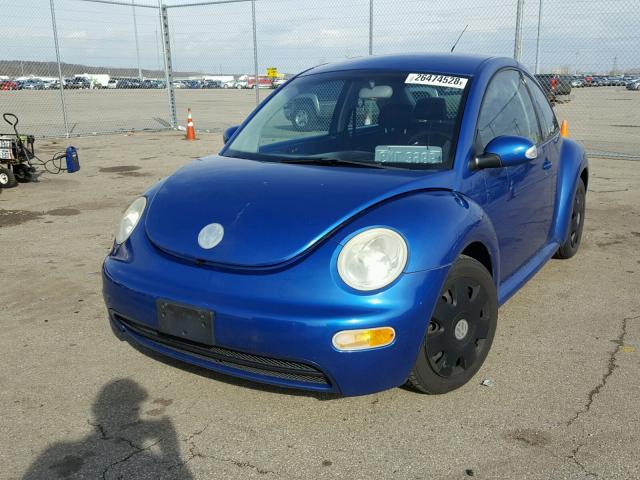 3VWBK31C85M405537 - 2005 VOLKSWAGEN NEW BEETLE BLUE photo 2