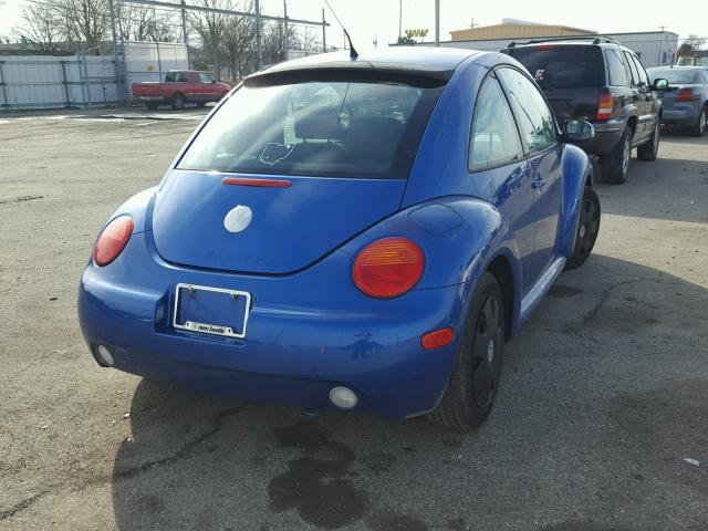 3VWBK31C85M405537 - 2005 VOLKSWAGEN NEW BEETLE BLUE photo 4