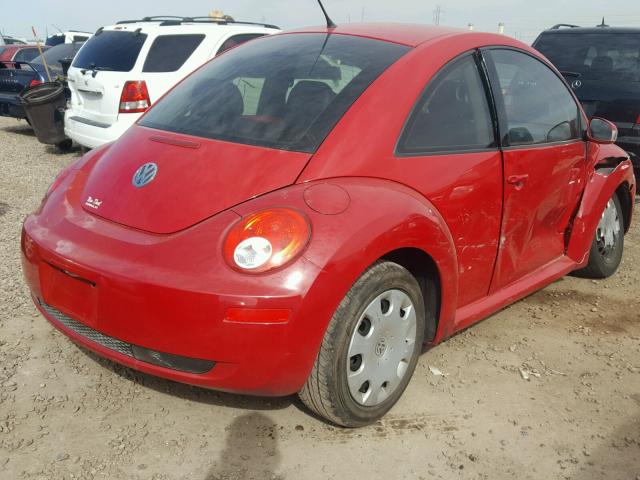 3VWPG3AG1AM019983 - 2010 VOLKSWAGEN NEW BEETLE წითელი ფოტო 4