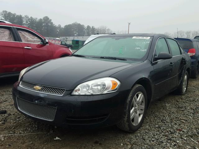 2G1WG5E31D1111388 - 2013 CHEVROLET IMPALA LT BLACK photo 2