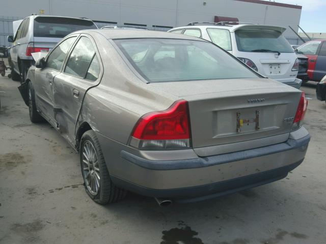 YV1RS53DX12035531 - 2001 VOLVO S60 T5 GOLD photo 3