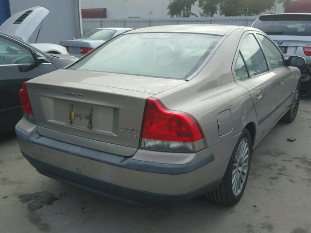 YV1RS53DX12035531 - 2001 VOLVO S60 T5 GOLD photo 4