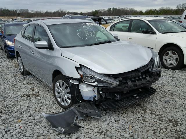 3N1AB7AP1HY342189 - 2017 NISSAN SENTRA S SILVER photo 1