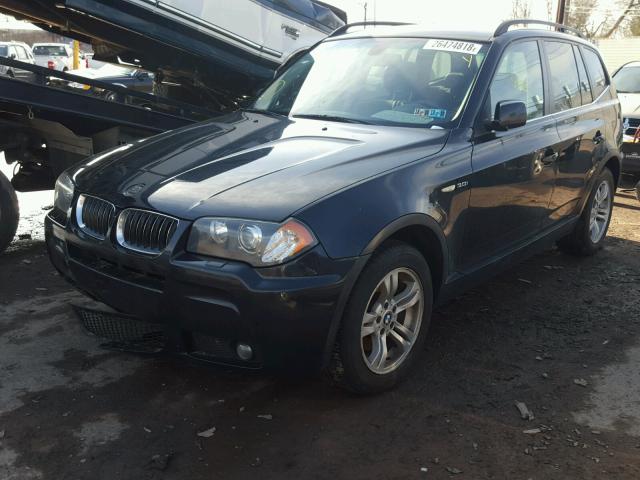 WBXPA93466WG78102 - 2006 BMW X3 3.0I BLACK photo 2