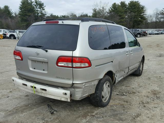 4T3ZF13C92U480118 - 2002 TOYOTA SIENNA LE GRAY photo 4