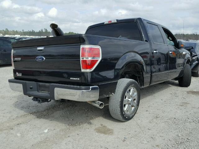 1FTFW1CF9DFC34039 - 2013 FORD F150 SUPER BLACK photo 4