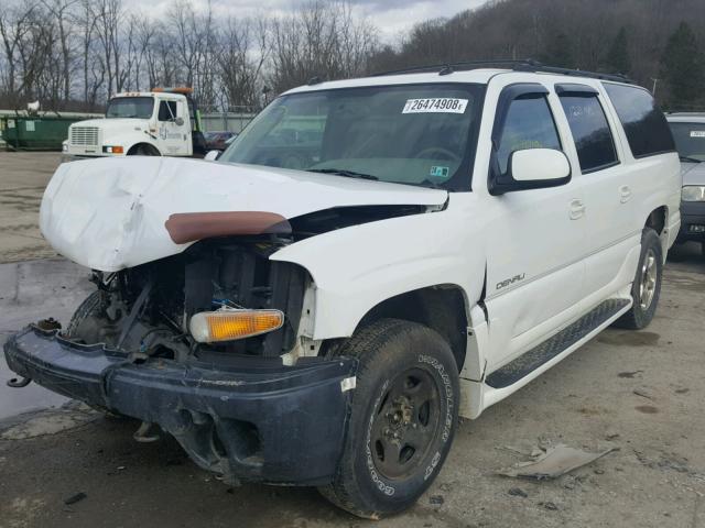 1GKFK66U75J126279 - 2005 GMC YUKON XL D WHITE photo 2