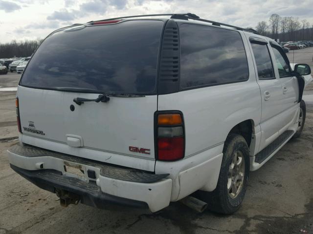 1GKFK66U75J126279 - 2005 GMC YUKON XL D WHITE photo 4