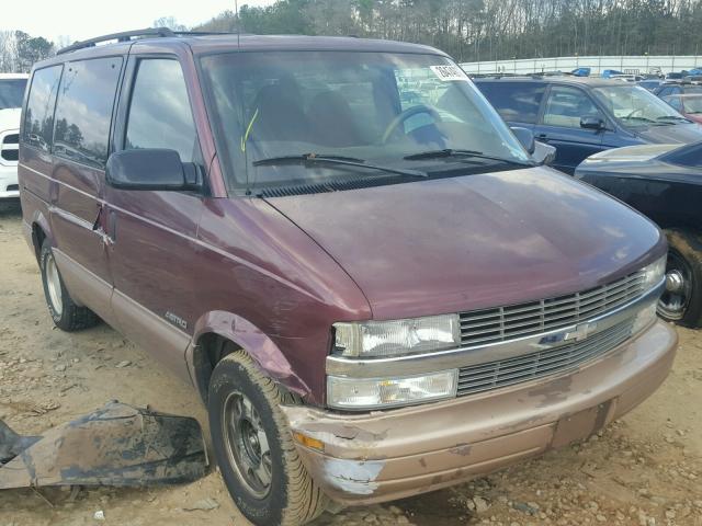 1GNDM19WXWB150527 - 1998 CHEVROLET ASTRO MAROON photo 1