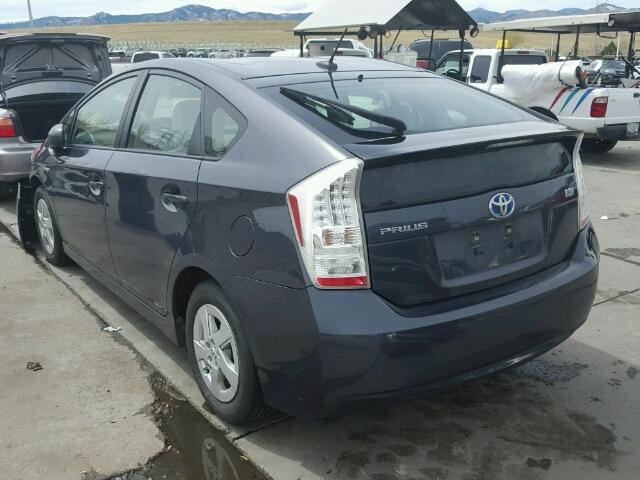 JTDKN3DU6A1086094 - 2010 TOYOTA PRIUS GRAY photo 3