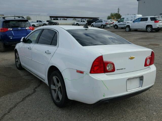 1G1ZC5E06CF393307 - 2012 CHEVROLET MALIBU 1LT 白色 照片 3