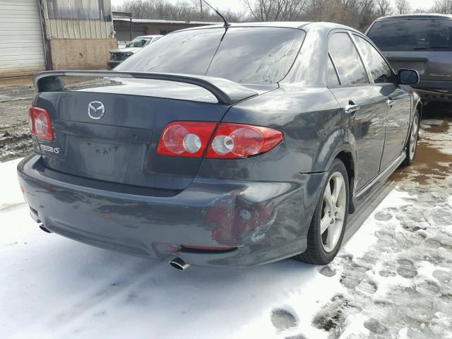 1YVHP80D155M35663 - 2005 MAZDA 6 S GRAY photo 4