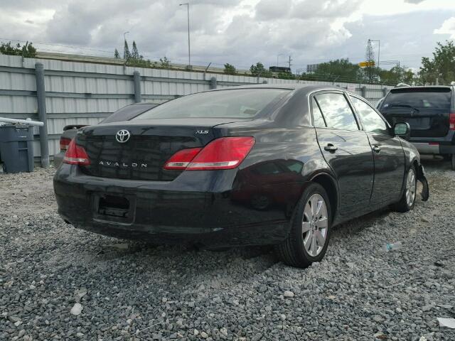 4T1BK36B77U187927 - 2007 TOYOTA AVALON XL BLACK photo 4