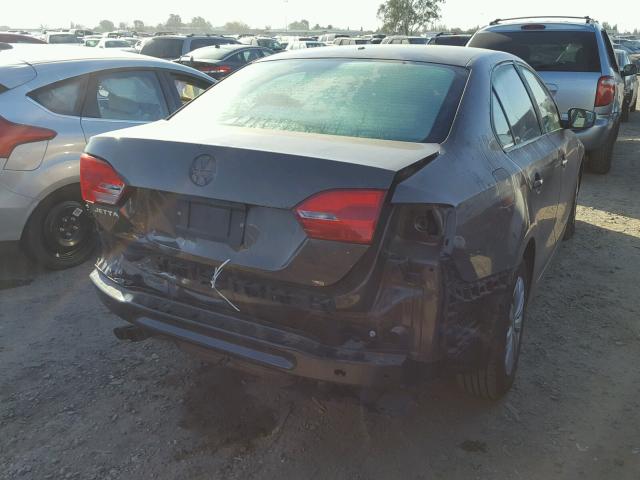 3VW2K7AJ1BM377940 - 2011 VOLKSWAGEN JETTA BASE ყავისფერი ფოტო 4