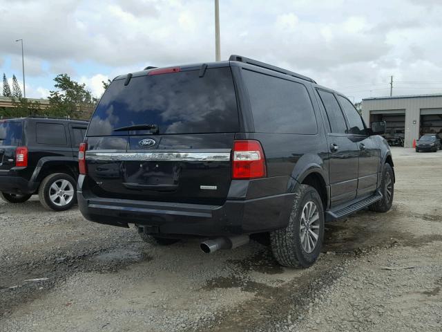 1FMJK1HT5FEF11648 - 2015 FORD EXPEDITION BLACK photo 4