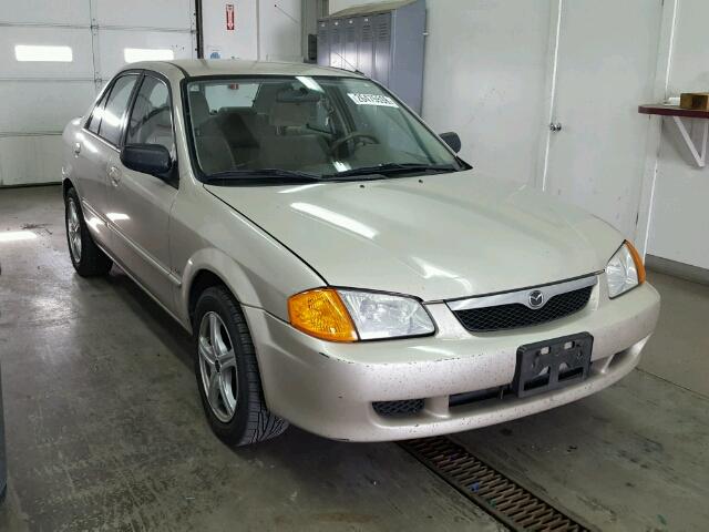 JM1BJ2228Y0263834 - 2000 MAZDA PROTEGE DX GRAY photo 1