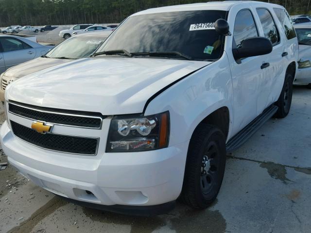 1GNLC2E02DR162312 - 2013 CHEVROLET TAHOE POLI WHITE photo 2