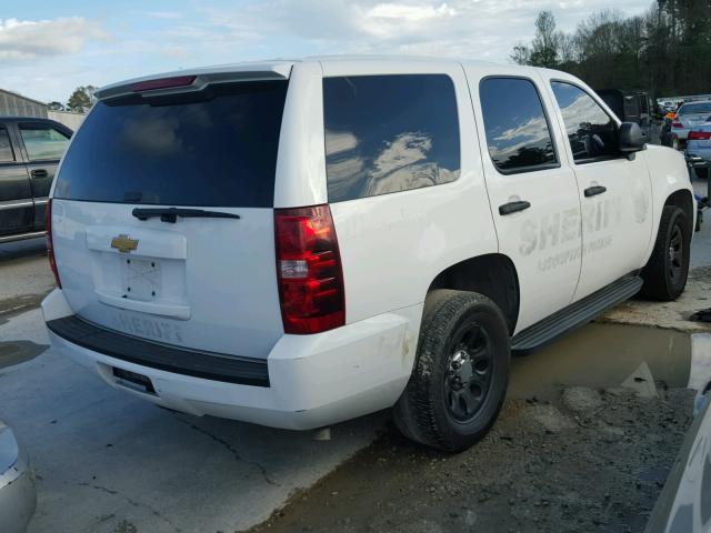 1GNLC2E02DR162312 - 2013 CHEVROLET TAHOE POLI WHITE photo 4