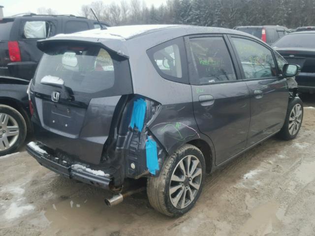 JHMGE8H50CC015131 - 2012 HONDA FIT SPORT GRAY photo 4