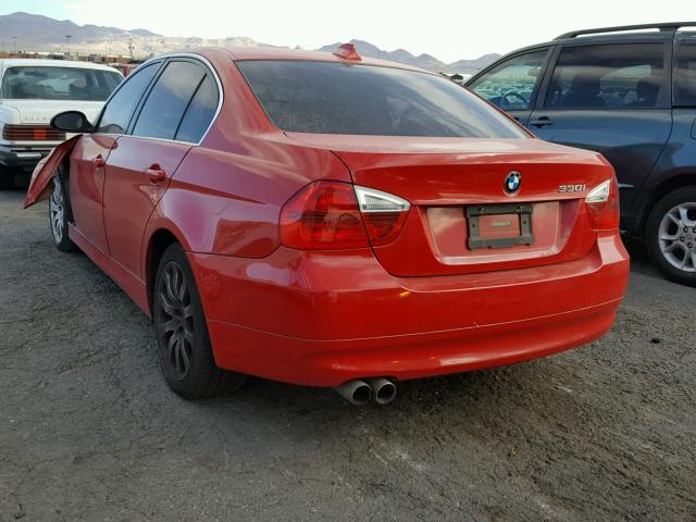 WBAVB335X6PS10448 - 2006 BMW 330 I RED photo 3