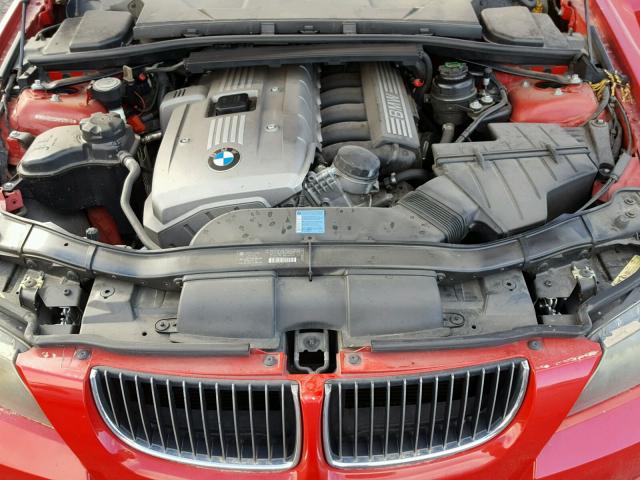 WBAVB335X6PS10448 - 2006 BMW 330 I RED photo 7