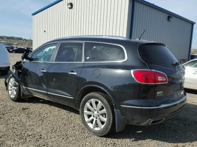 5GAKVCKD6FJ254294 - 2015 BUICK ENCLAVE BLACK photo 3