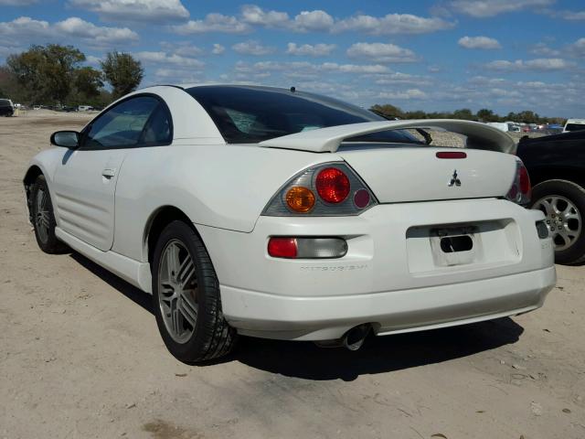 4A3AC74H64E054770 - 2004 MITSUBISHI ECLIPSE GT WHITE photo 3