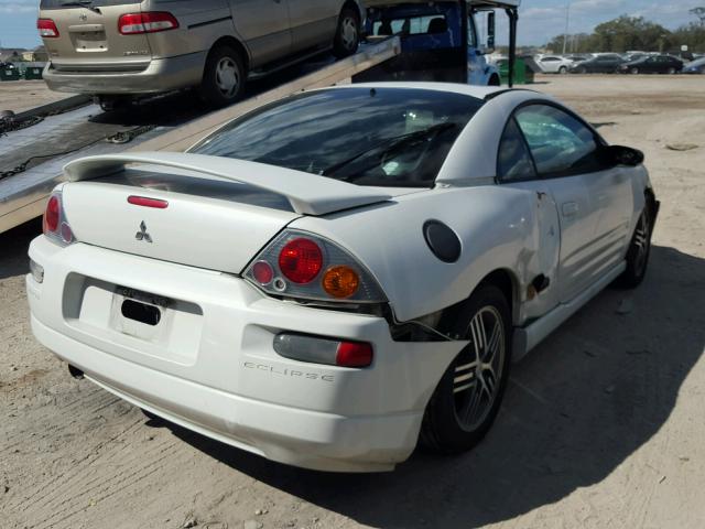 4A3AC74H64E054770 - 2004 MITSUBISHI ECLIPSE GT WHITE photo 4