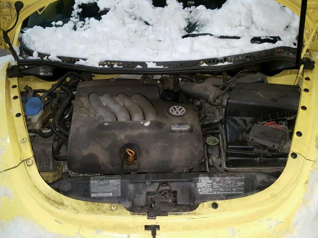 3VWCC21C3YM427123 - 2000 VOLKSWAGEN NEW BEETLE 黄色 照片 7