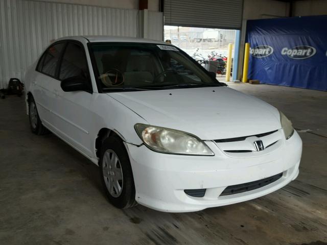 1HGEN26535L000068 - 2005 HONDA CIVIC GX WHITE photo 1