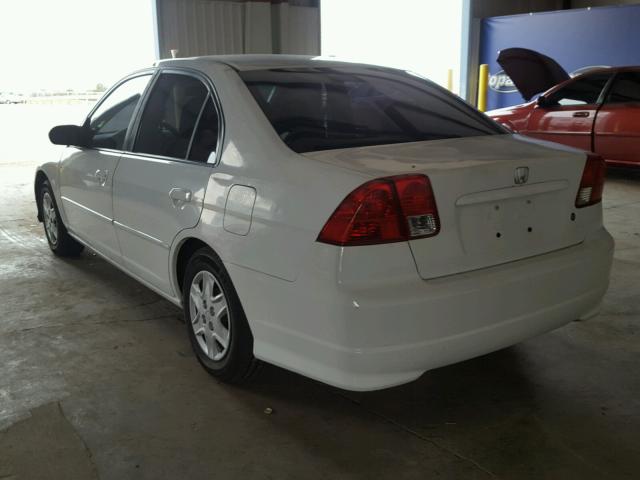 1HGEN26535L000068 - 2005 HONDA CIVIC GX WHITE photo 3