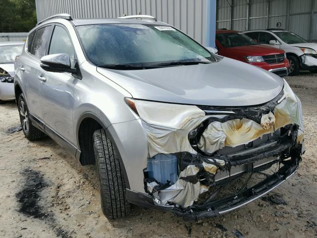 2T3WFREV8HW384022 - 2017 TOYOTA RAV4 XLE SILVER photo 1