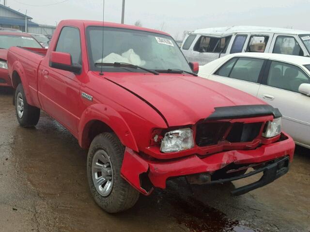 1FTYR10U66PA50872 - 2006 FORD RANGER RED photo 1