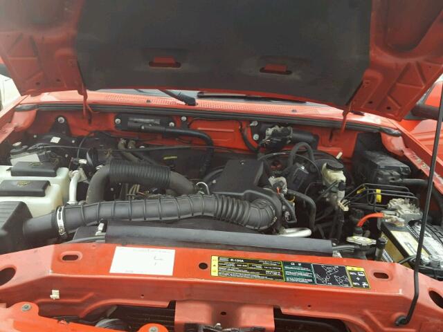1FTYR10U66PA50872 - 2006 FORD RANGER RED photo 7