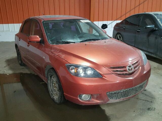 JM1BK143451316354 - 2005 MAZDA 3 HATCHBAC ORANGE photo 1