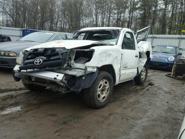 5TENX22NX8Z477388 - 2008 TOYOTA TACOMA WHITE photo 2