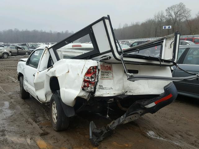 5TENX22NX8Z477388 - 2008 TOYOTA TACOMA WHITE photo 3