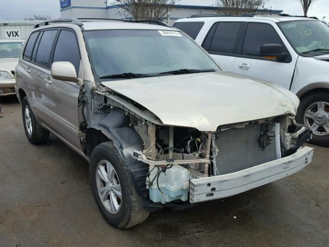 JTEGD21A160142061 - 2006 TOYOTA HIGHLANDER GOLD photo 1