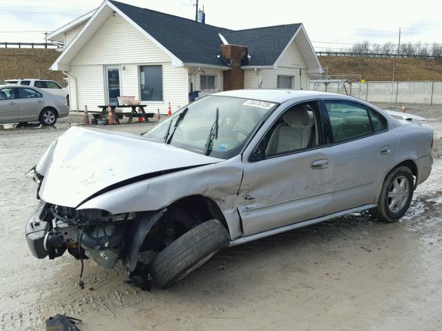 1G3NL52E44C120553 - 2004 OLDSMOBILE ALERO GL SILVER photo 2