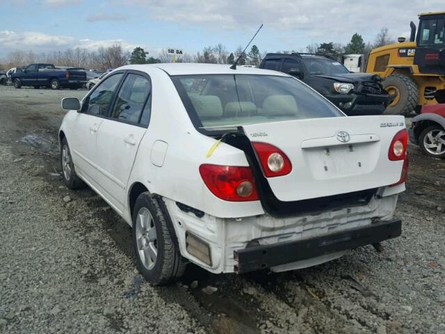 1NXBR32E46Z619464 - 2006 TOYOTA COROLLA CE WHITE photo 3