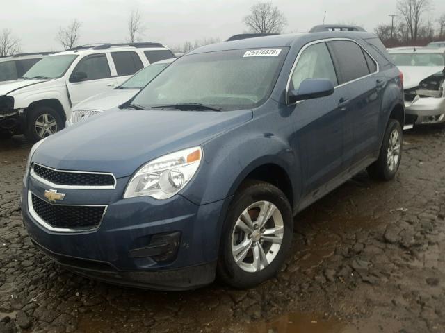 2CNALDECXB6346648 - 2011 CHEVROLET EQUINOX LT BLUE photo 2