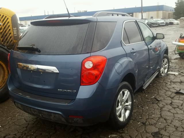 2CNALDECXB6346648 - 2011 CHEVROLET EQUINOX LT BLUE photo 4