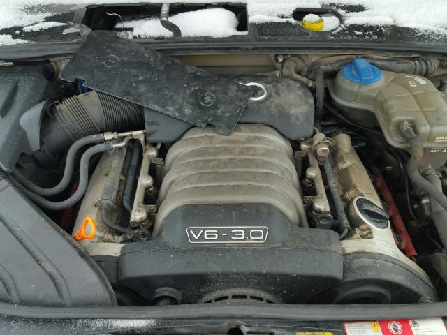 WAULT68E13A141548 - 2003 AUDI A4 3.0 QUA GRAY photo 7