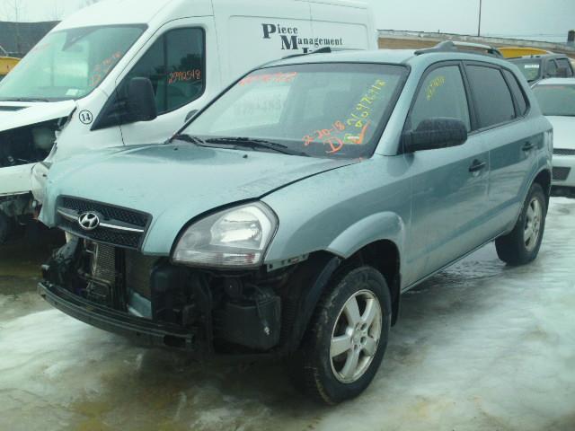 KM8JM12B58U756310 - 2008 HYUNDAI TUCSON GLS BLUE photo 2